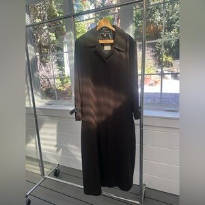 Hilary Radley Dark Brown Coat with removable wool blend liner